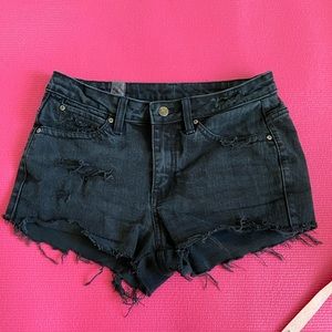 Handmade distressed shorts